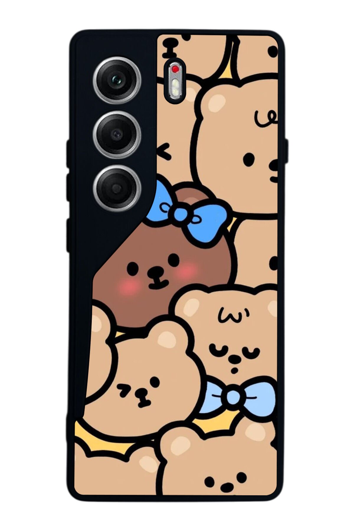 Tecno Camon 40 Uyumlu Ayı Tasarımlı Glossy Premium Kılıf