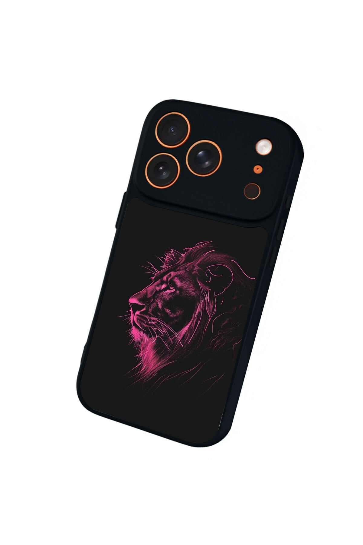 iPhone 17 Pro Max Uyumlu Aslan Tasarımlı Glossy Premium Kılıf