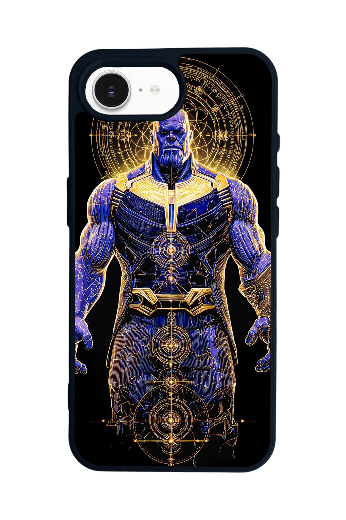 iPhone 16E Uyumlu Thanos Tasarımlı Glossy Premium Kılıf