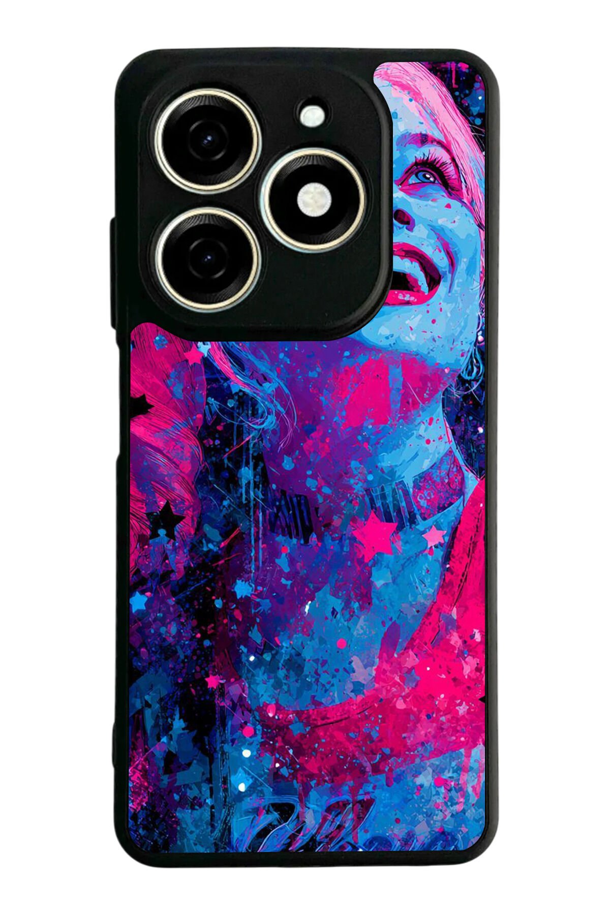 Infınıx Smart 8 Pro Uyumlu HarleyQueen Tasarımlı Glossy Premium Kılıf