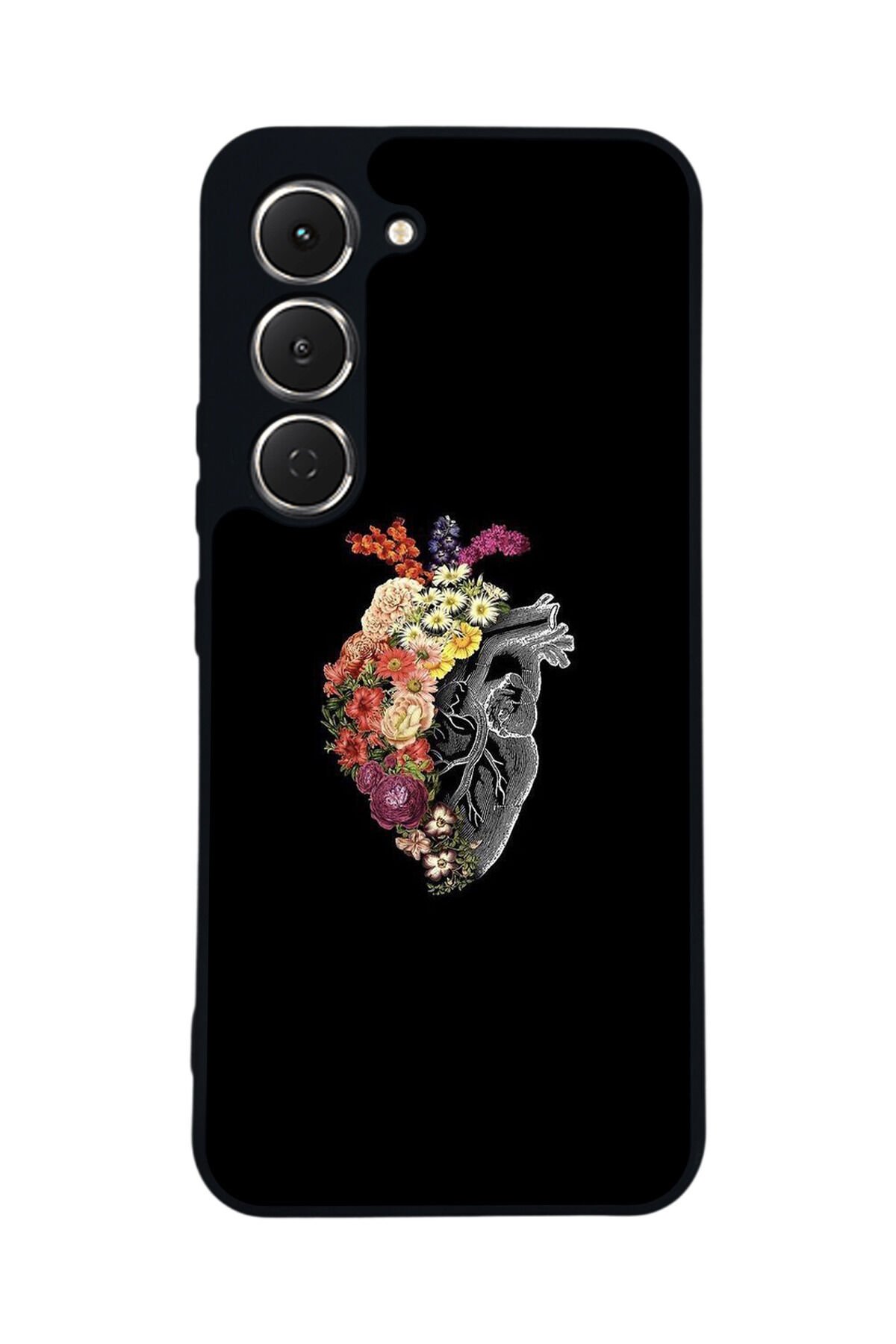 Tecno Spark 40 Pro Uyumlu Kalp Love Tasarımlı Glossy Premium Kılıf