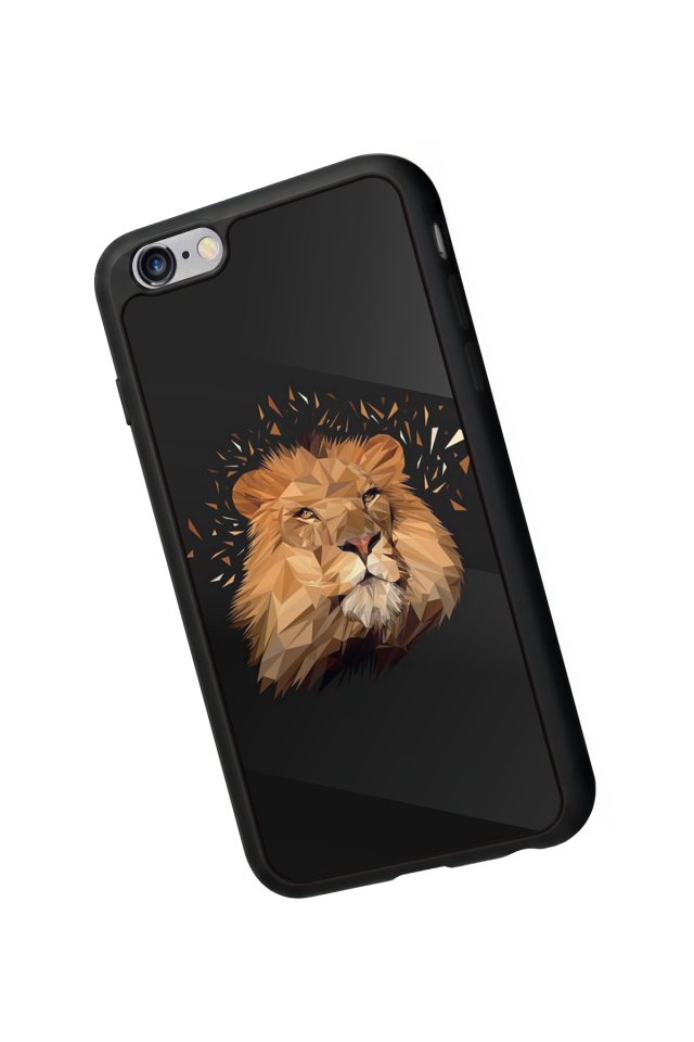 iPhone 6s Plus Uyumlu Aslan Tasarımlı Glossy Premium Kılıf