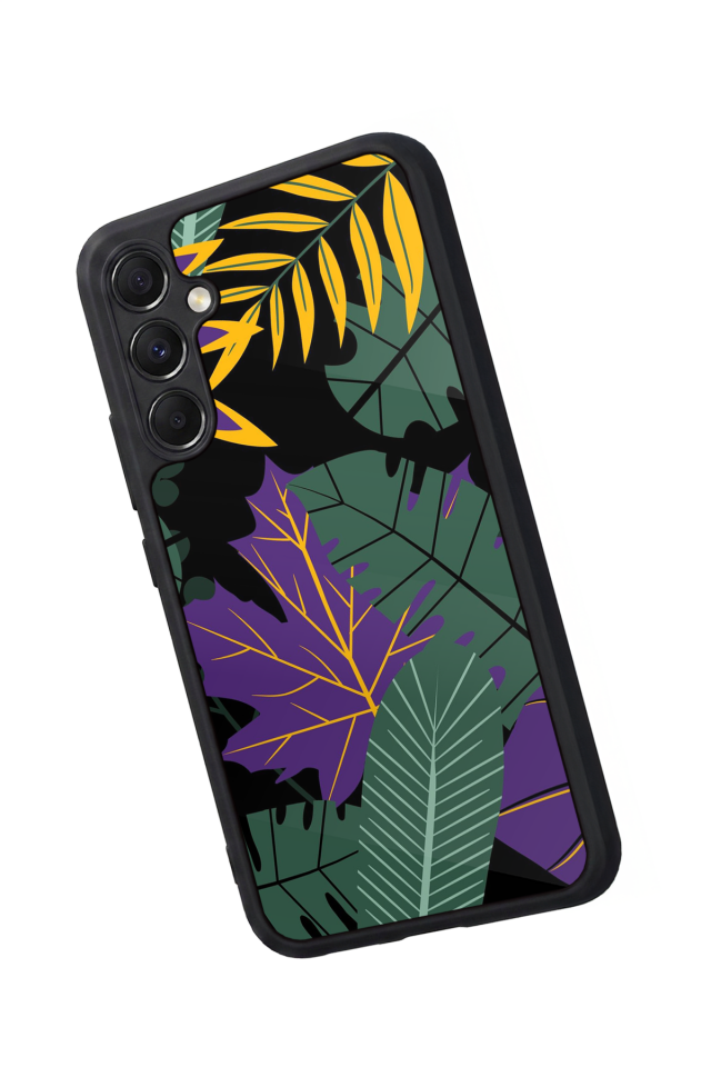 Samsung Galaxy A34 Uyumlu Botanik Tasarımlı Glossy Premium Kılıf
