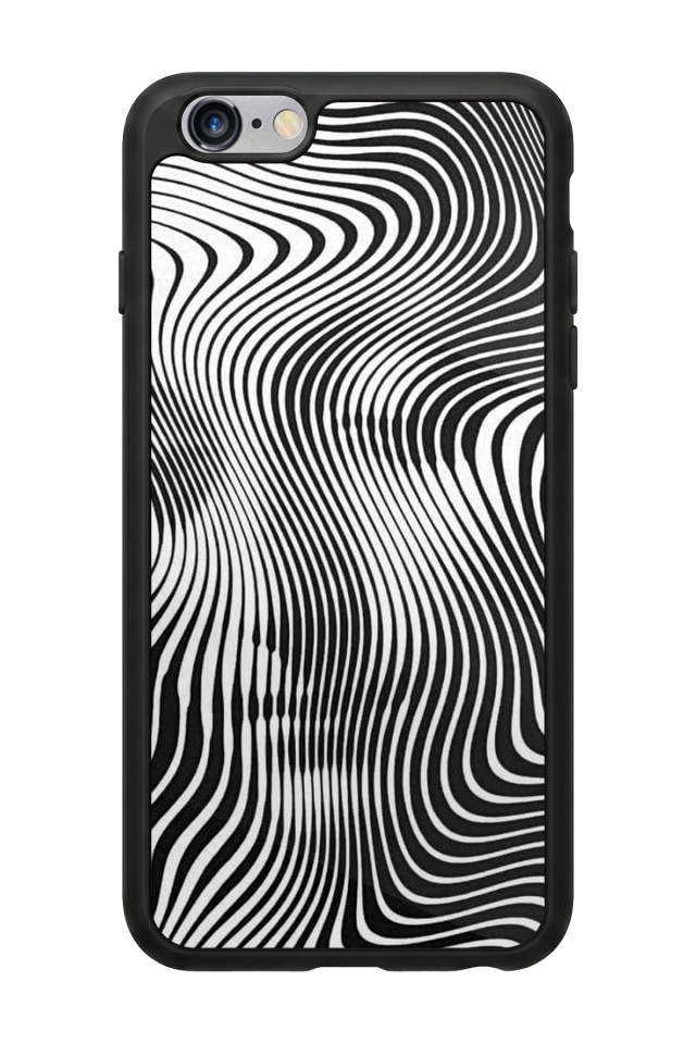 iPhone 6 Plus Uyumlu Çizgi Sanatı Tasarımlı Glossy Premium Kılıf