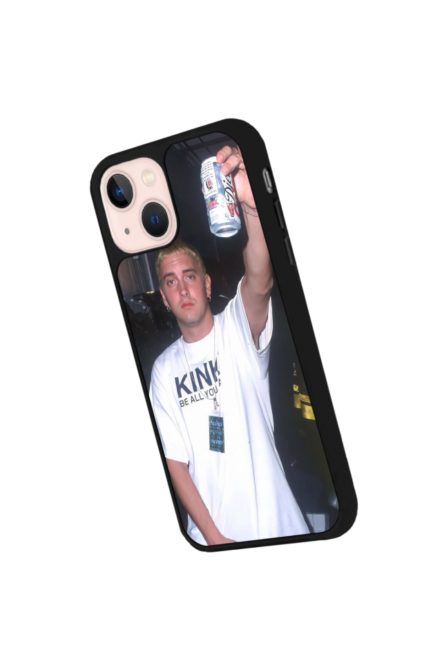 iPhone 13/14 Uyumlu Eminem Tasarımlı Glossy Premium Kılıf