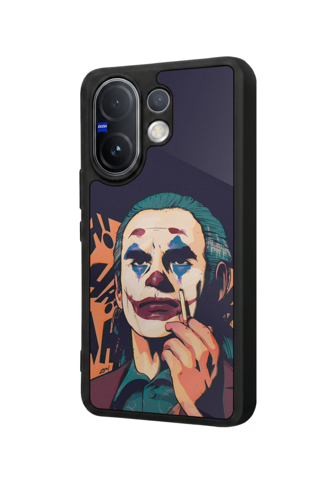 Vivo V60 Uyumlu Joker Tasarımlı Glossy Premium Kılıf