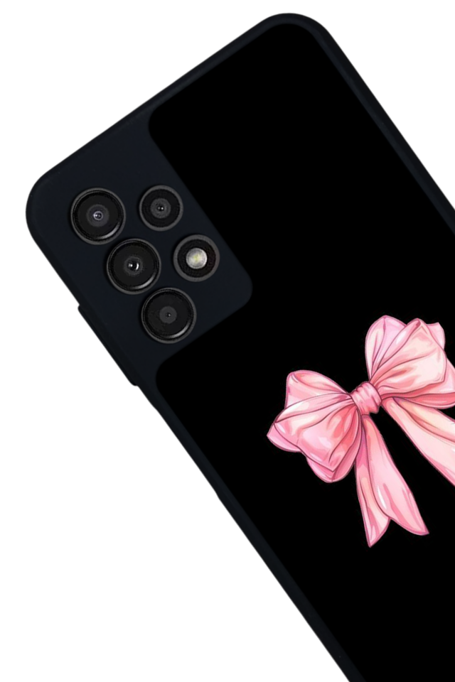 Samsung Galaxy A23 Uyumlu Kurdele Tasarımlı Glossy Premium Kılıf