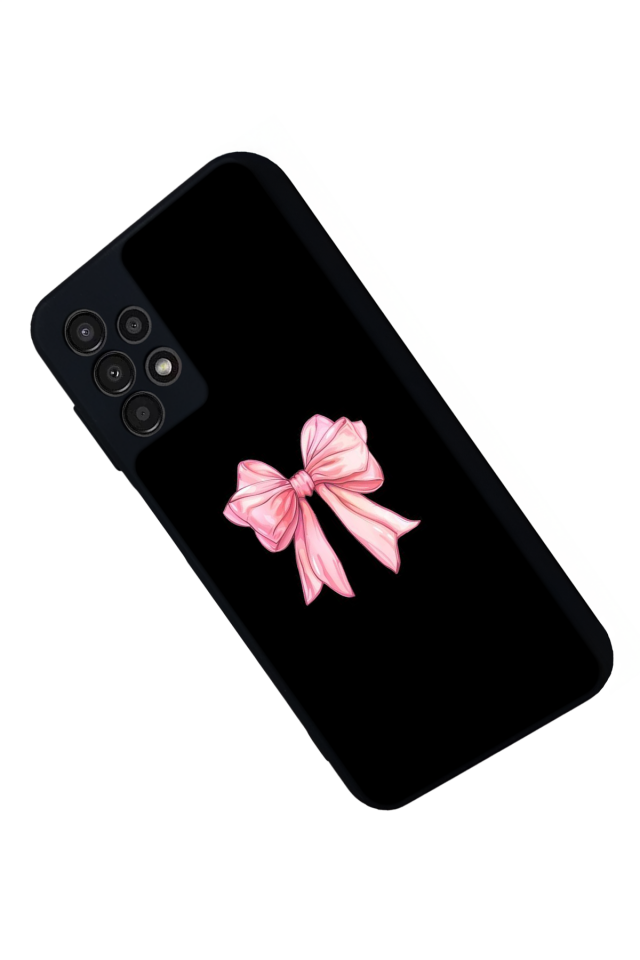 Samsung Galaxy A23 Uyumlu Kurdele Tasarımlı Glossy Premium Kılıf