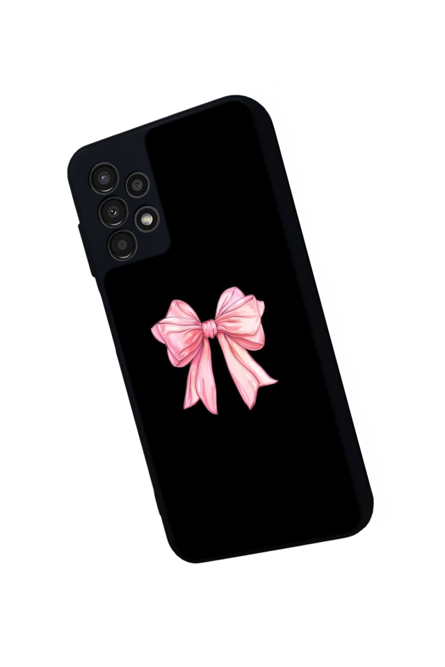 Samsung Galaxy A23 Uyumlu Kurdele Tasarımlı Glossy Premium Kılıf