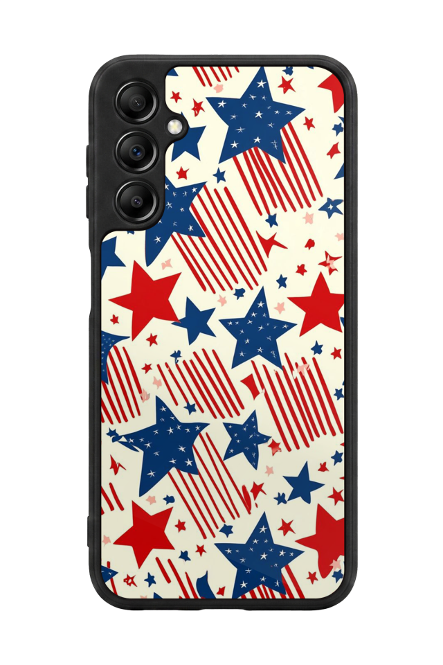 Samsung Galaxy A14 Uyumlu Retro Yildizlar Tasarımlı Glossy Premium Kılıf