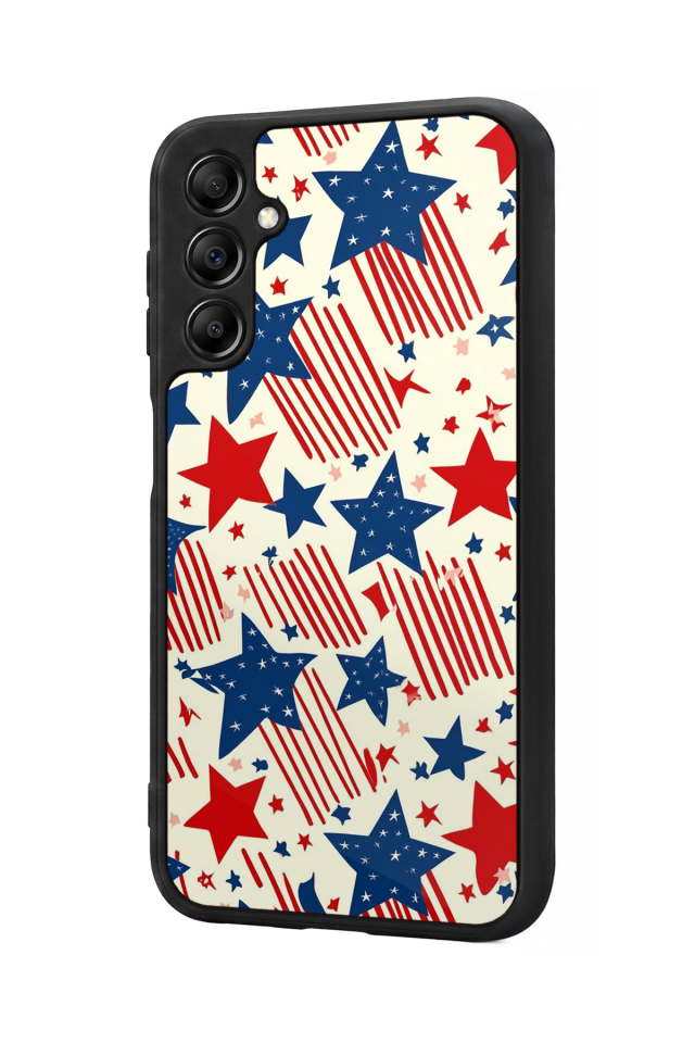 Samsung Galaxy A14 Uyumlu Retro Yildizlar Tasarımlı Glossy Premium Kılıf