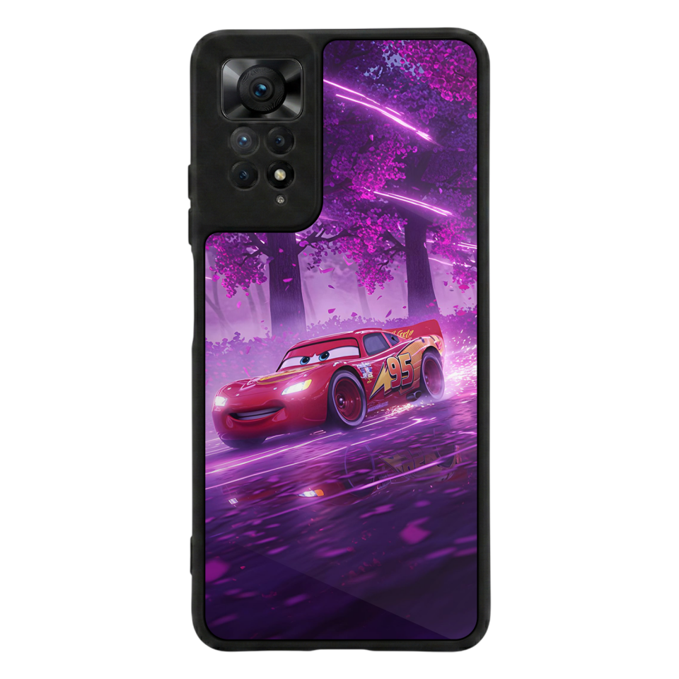 Xiaomi Redmi Note 12 Pro Uyumlu Şimsek McQueen Tasarımlı Glossy Premium Kılıf