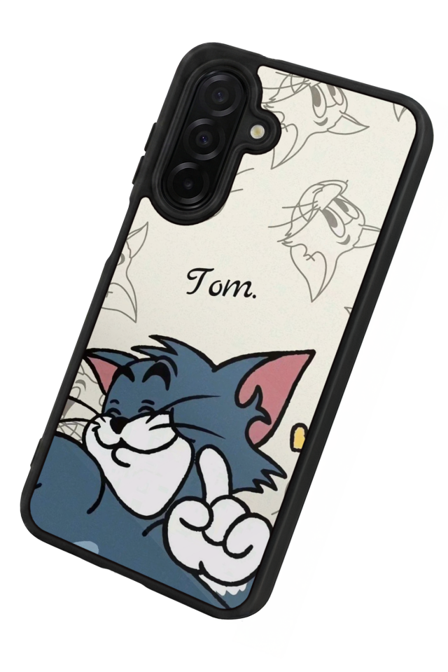 Samsung Galaxy A36 Uyumlu Tom And Jerry Tasarımlı Glossy Premium Kılıf