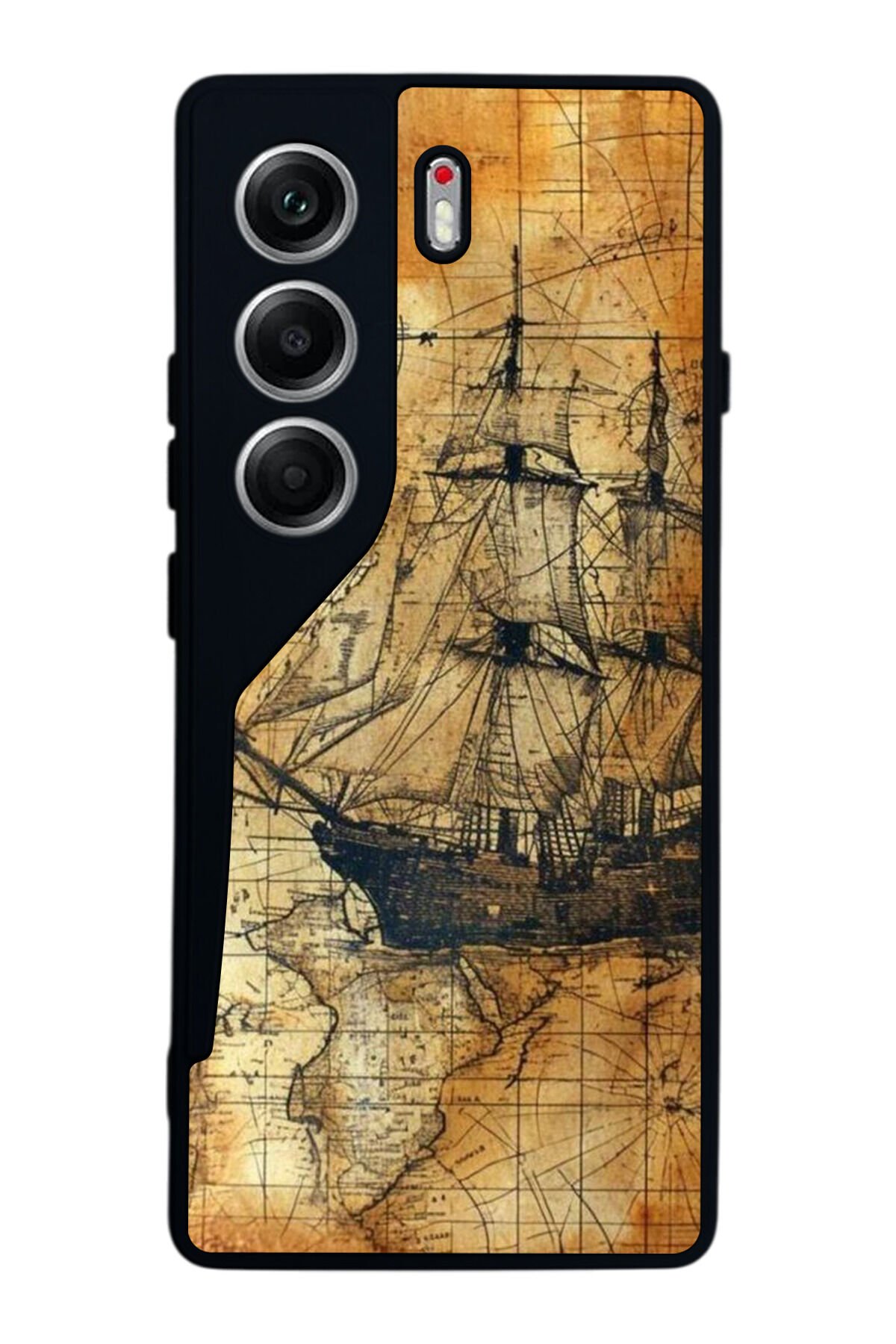 Tecno Camon 40 Uyumlu Korsan Tasarımlı Glossy Premium Kılıf