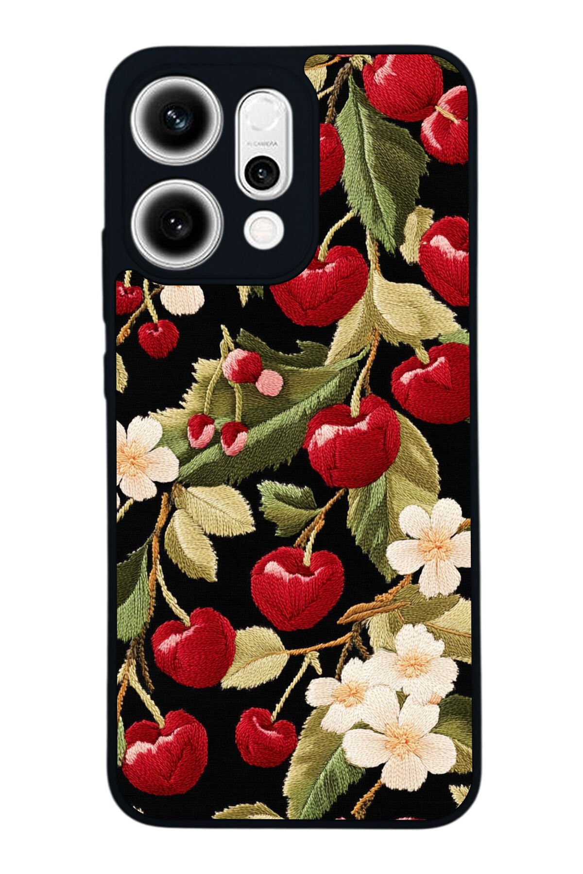 Oppo Reno 14 Uyumlu Floral Tasarımlı Glossy Premium Kılıf