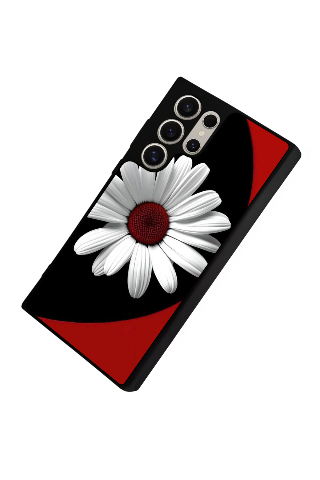 Samsung Galaxy S22 Ultra Uyumlu Cicek Tasarımlı Glossy Premium Kılıf