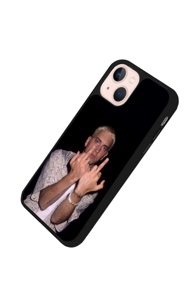 iPhone 13/14 Uyumlu Eminem Tasarımlı Glossy Premium Kılıf