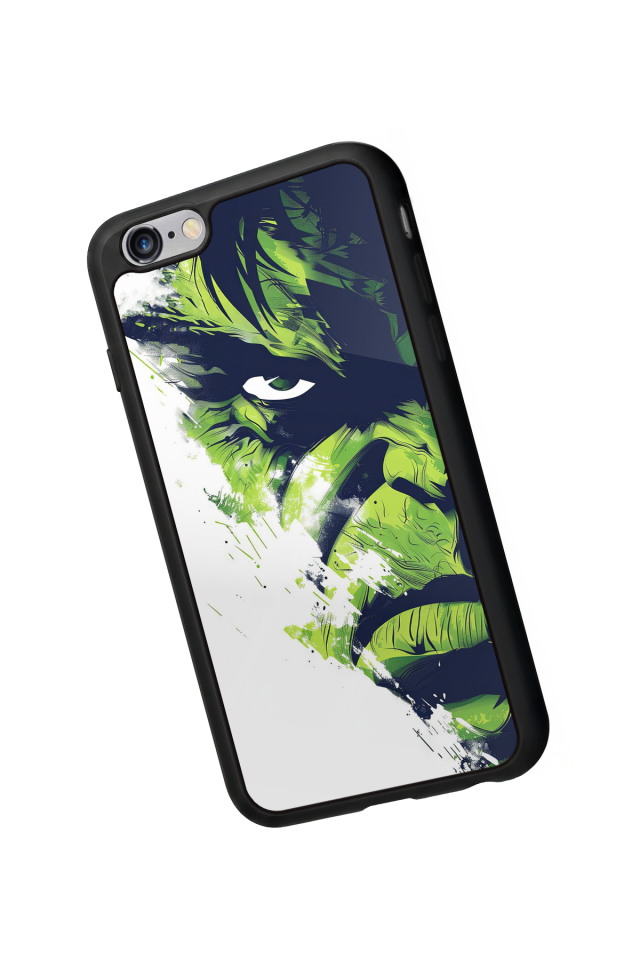 iPhone 6s Plus Uyumlu Hulk Tasarımlı Glossy Premium Kılıf