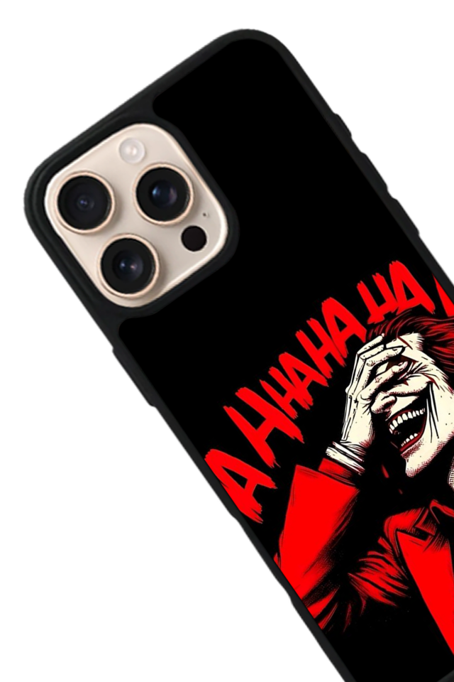iPhone 16 Pro Max Uyumlu Joker Tasarımlı Glossy Premium Kılıf