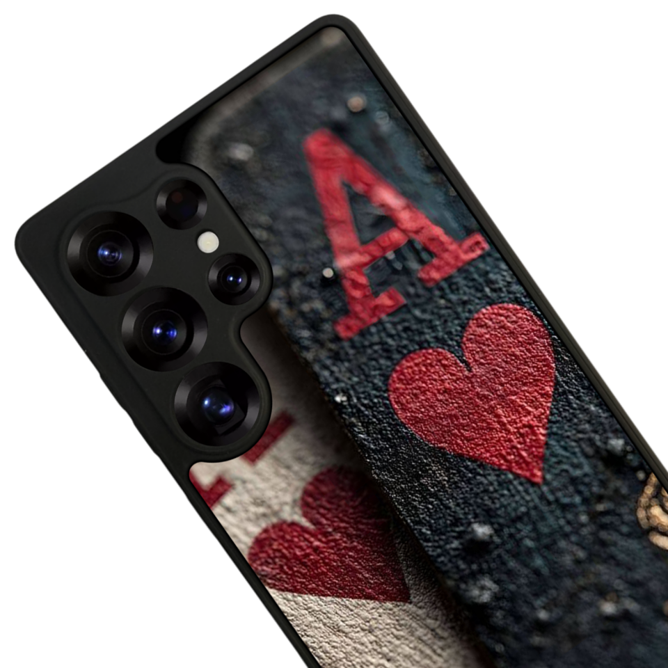 Samsung Galaxy S25 Ultra Uyumlu Kart Tasarımlı Glossy Premium Kılıf