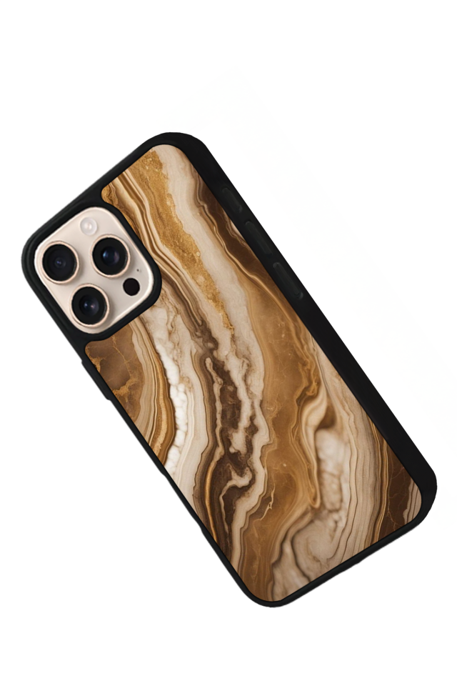 iPhone 14 Pro Max Uyumlu Mermer Marble Tasarımlı Glossy Premium Kılıf
