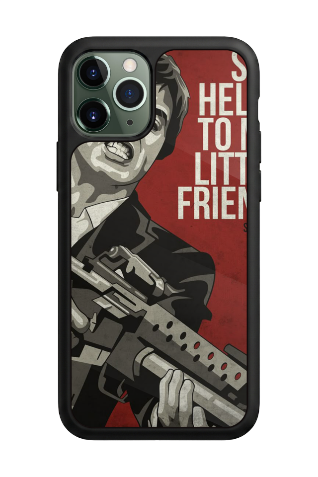 iPhone 11 Pro Uyumlu Scarface Tasarımlı Glossy Premium Kılıf