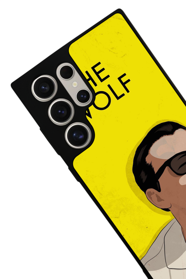 Samsung Galaxy S23 Ultra Uyumlu TheWolf Tasarımlı Glossy Premium Kılıf