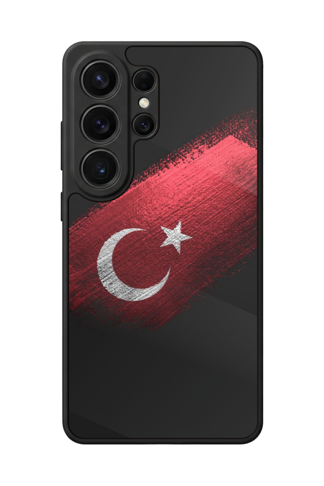 Samsung Galaxy S26 Ultra Uyumlu Türk Bayragi Tasarımlı Glossy Premium Kılıf