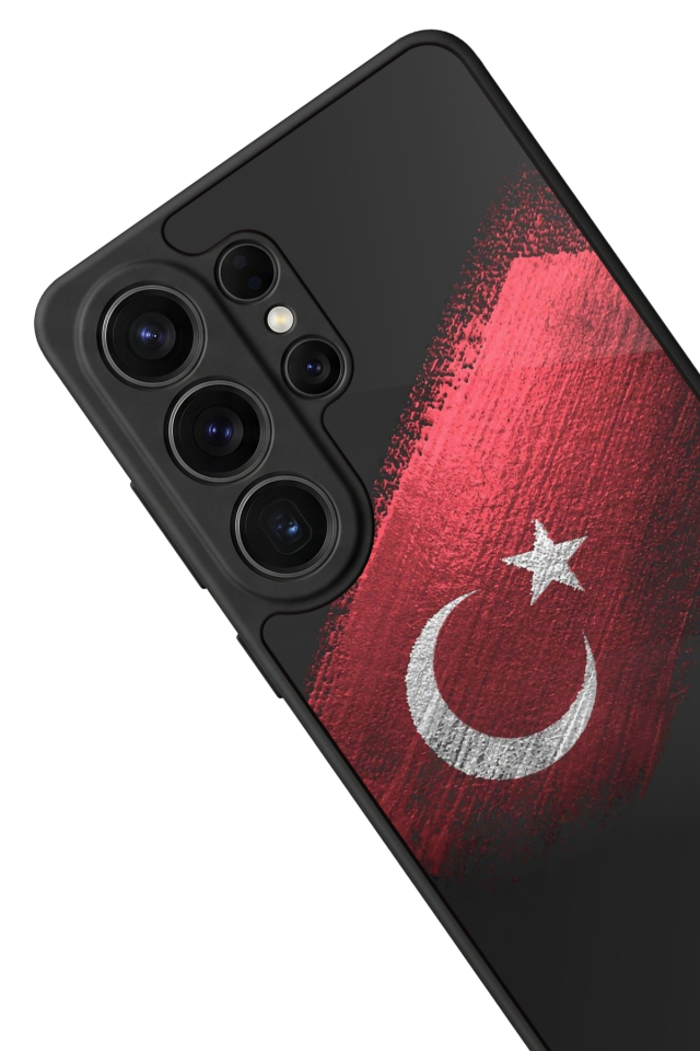 Samsung Galaxy S26 Ultra Uyumlu Türk Bayragi Tasarımlı Glossy Premium Kılıf