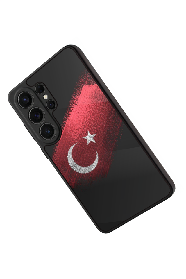 Samsung Galaxy S26 Ultra Uyumlu Türk Bayragi Tasarımlı Glossy Premium Kılıf