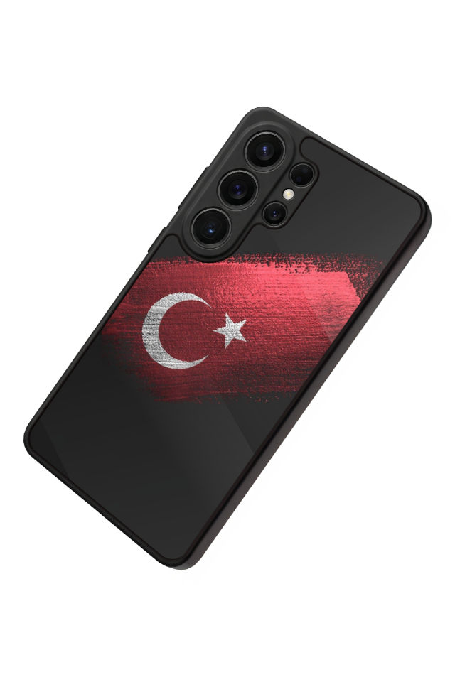 Samsung Galaxy S26 Ultra Uyumlu Türk Bayragi Tasarımlı Glossy Premium Kılıf