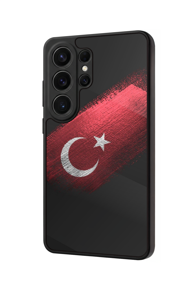Samsung Galaxy S26 Ultra Uyumlu Türk Bayragi Tasarımlı Glossy Premium Kılıf