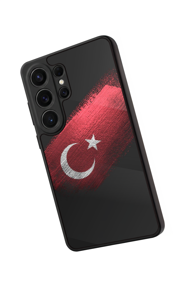 Samsung Galaxy S26 Ultra Uyumlu Türk Bayragi Tasarımlı Glossy Premium Kılıf