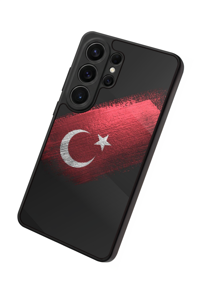 Samsung Galaxy S26 Ultra Uyumlu Türk Bayragi Tasarımlı Glossy Premium Kılıf