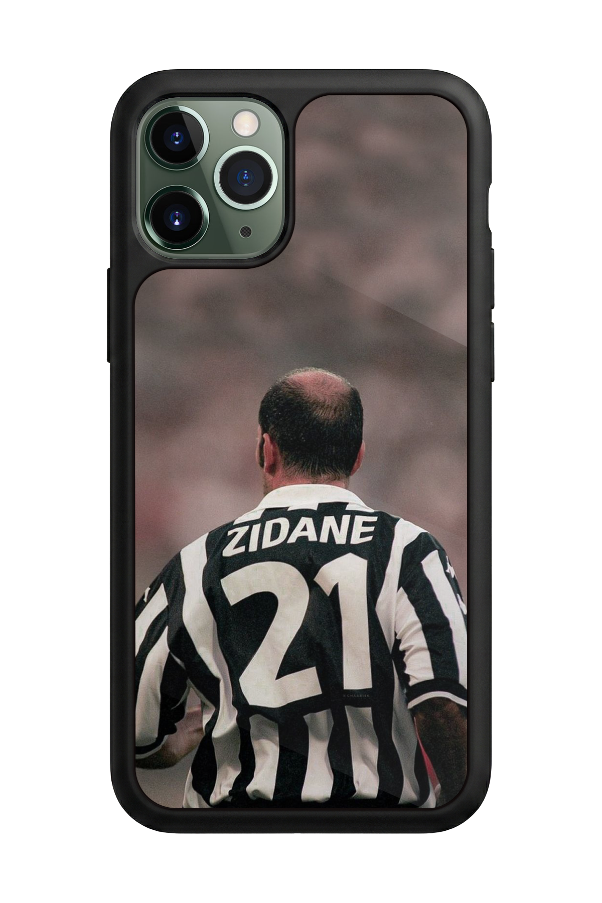iPhone 11 Pro Max Uyumlu Zidane Tasarımlı Glossy Premium Kılıf