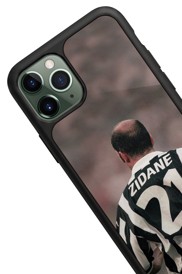 iPhone 11 Pro Max Uyumlu Zidane Tasarımlı Glossy Premium Kılıf