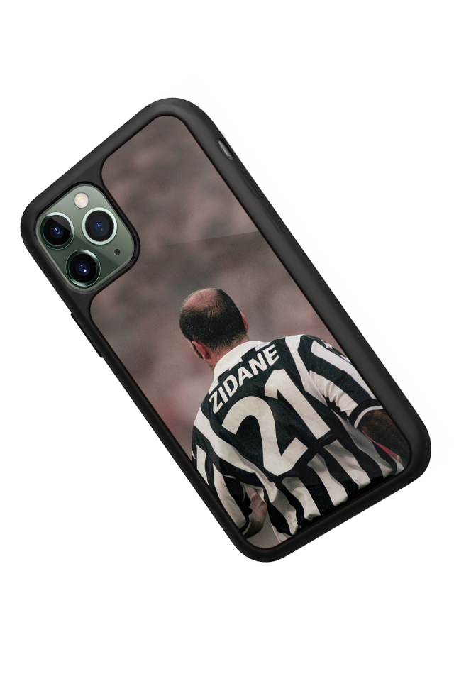 iPhone 11 Pro Max Uyumlu Zidane Tasarımlı Glossy Premium Kılıf