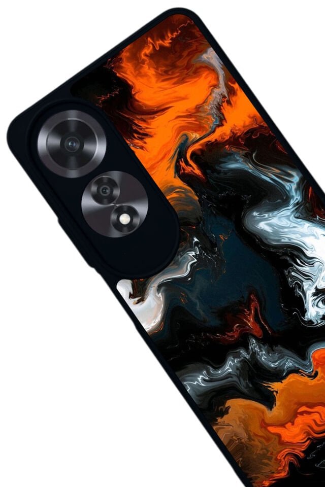 Oppo A60 Mat Siyah uyumlu Kılıf – Yumuşak Silikon, Koruyucu, Şok Emici Kapak