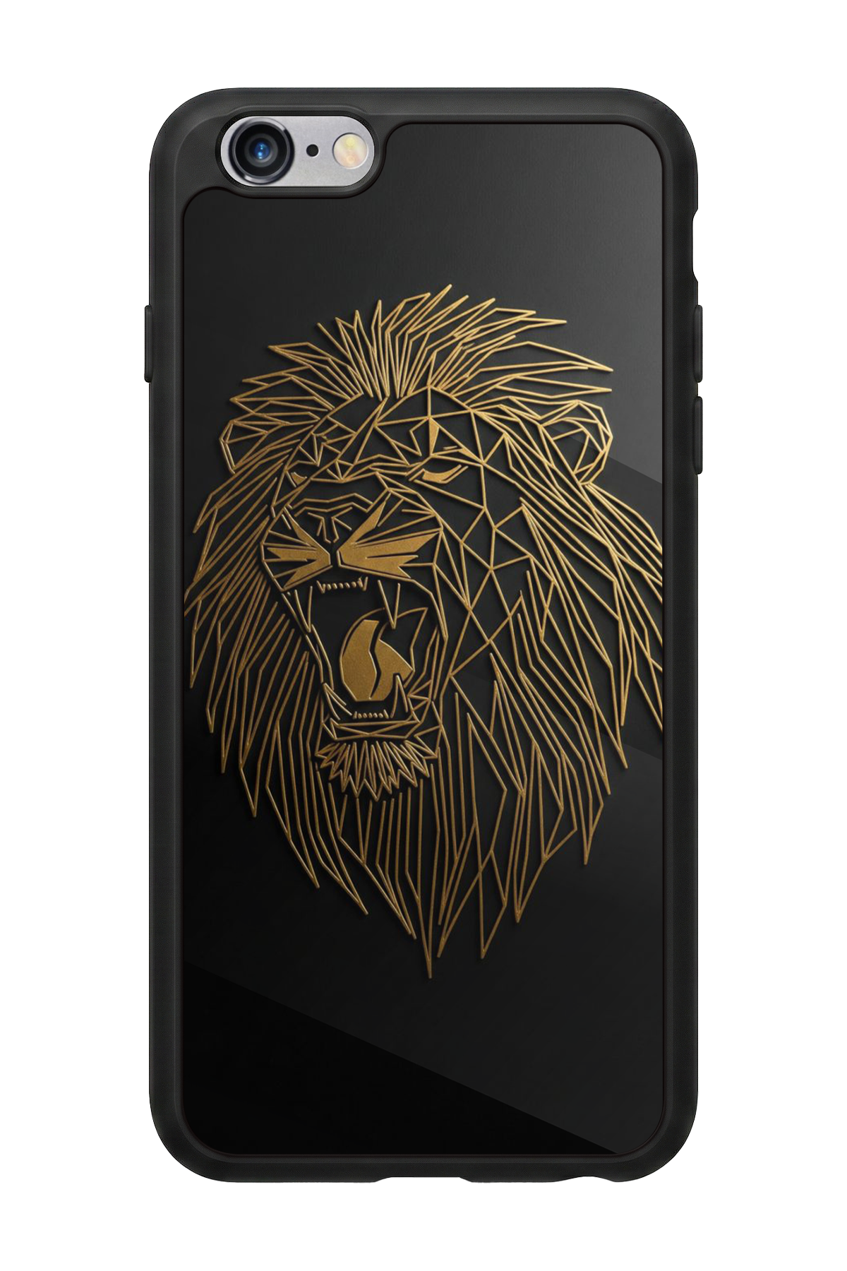 iPhone 6s Plus Uyumlu Aslan Tasarımlı Glossy Premium Kılıf