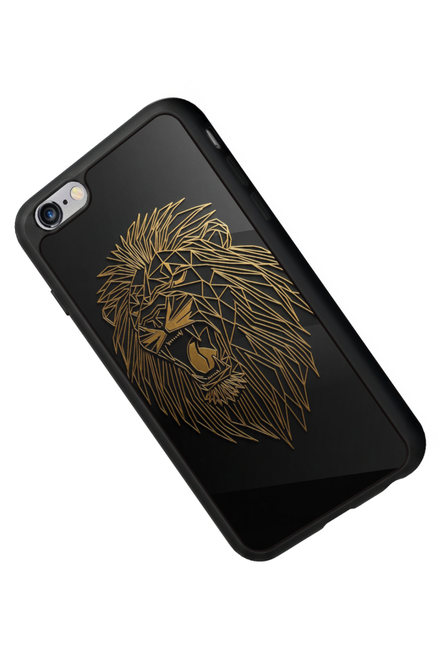 iPhone 6s Plus Uyumlu Aslan Tasarımlı Glossy Premium Kılıf