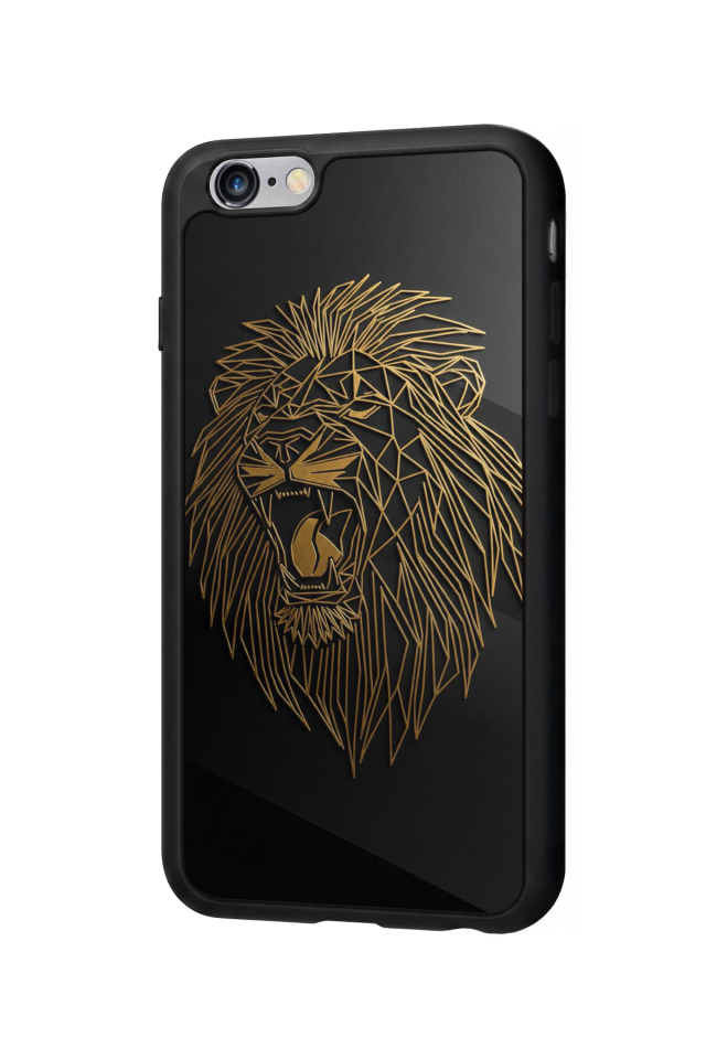 iPhone 6s Plus Uyumlu Aslan Tasarımlı Glossy Premium Kılıf