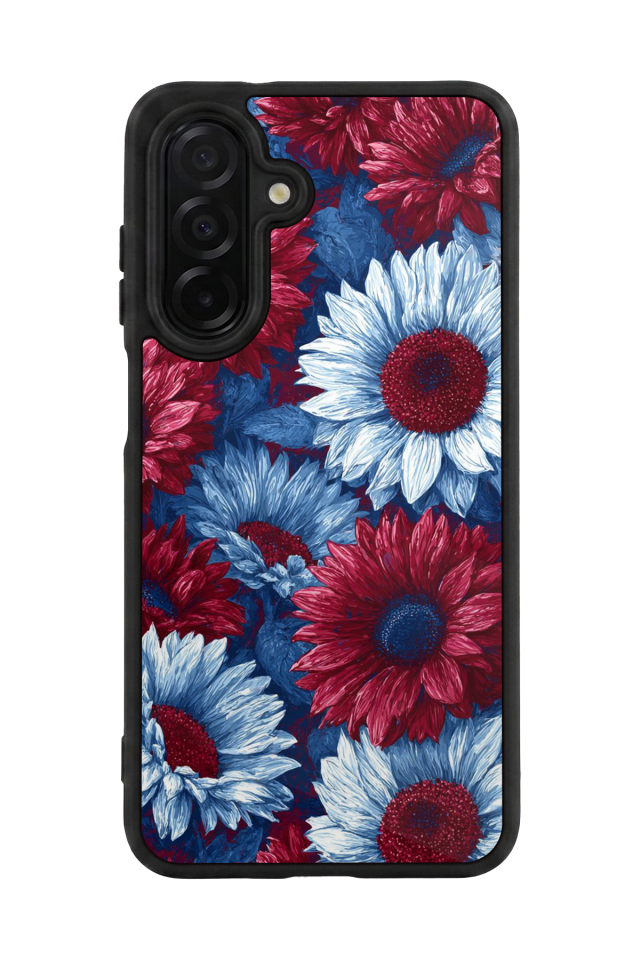 Samsung Galaxy A56 Uyumlu Cicek Tasarımlı Glossy Premium Kılıf