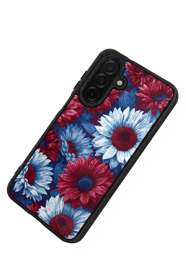 Samsung Galaxy A56 Uyumlu Cicek Tasarımlı Glossy Premium Kılıf