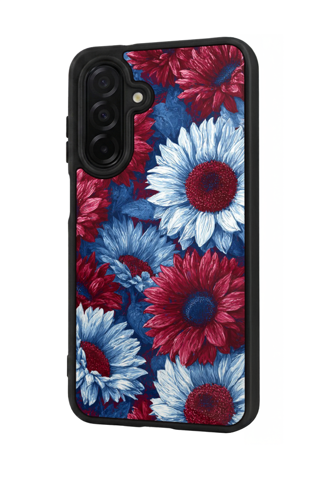 Samsung Galaxy A56 Uyumlu Cicek Tasarımlı Glossy Premium Kılıf