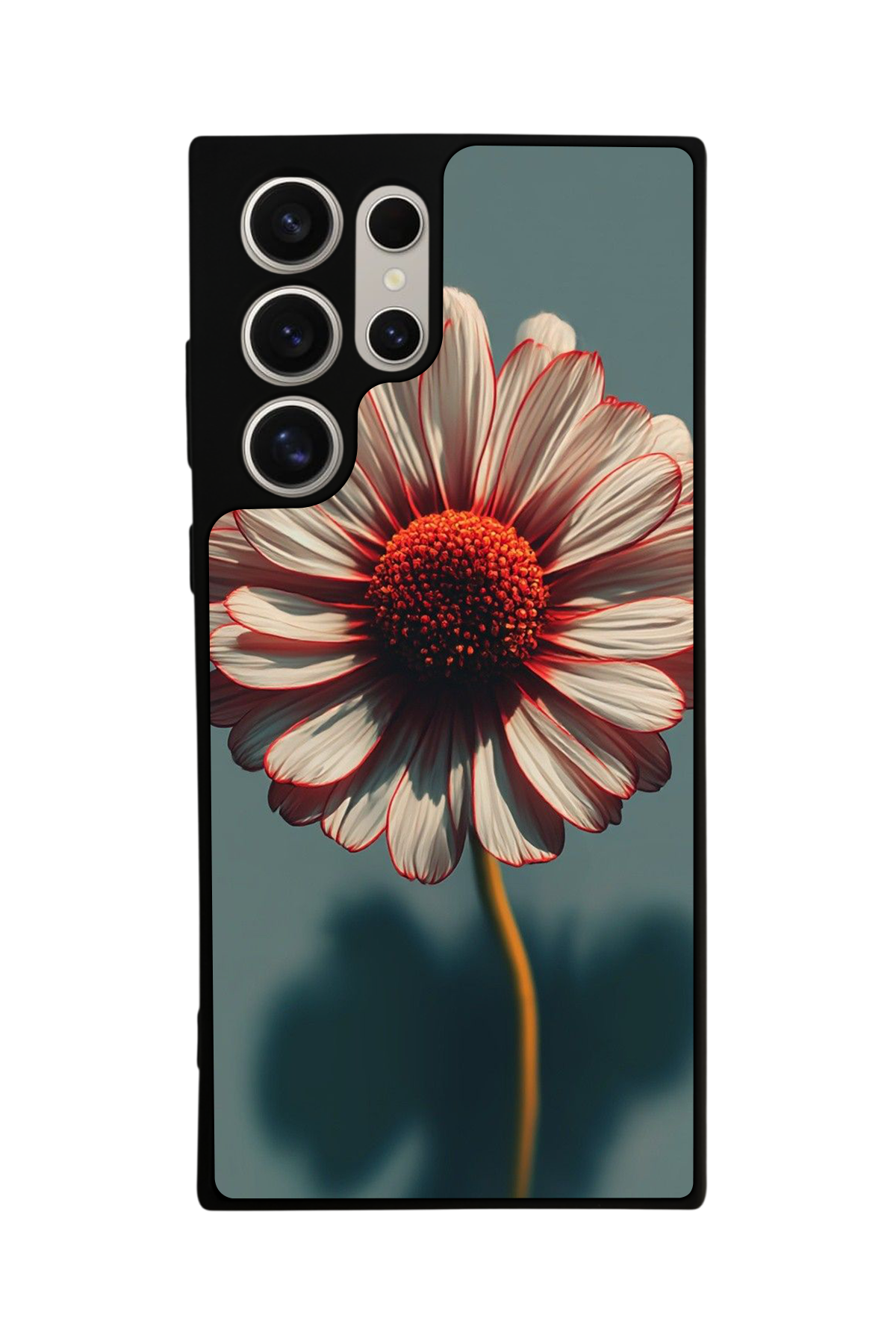 Samsung Galaxy S22 Ultra Uyumlu Cicek Tasarımlı Glossy Premium Kılıf