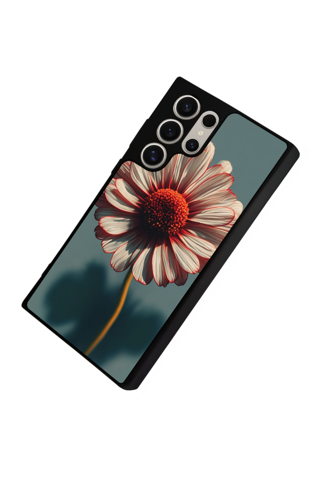 Samsung Galaxy S22 Ultra Uyumlu Cicek Tasarımlı Glossy Premium Kılıf