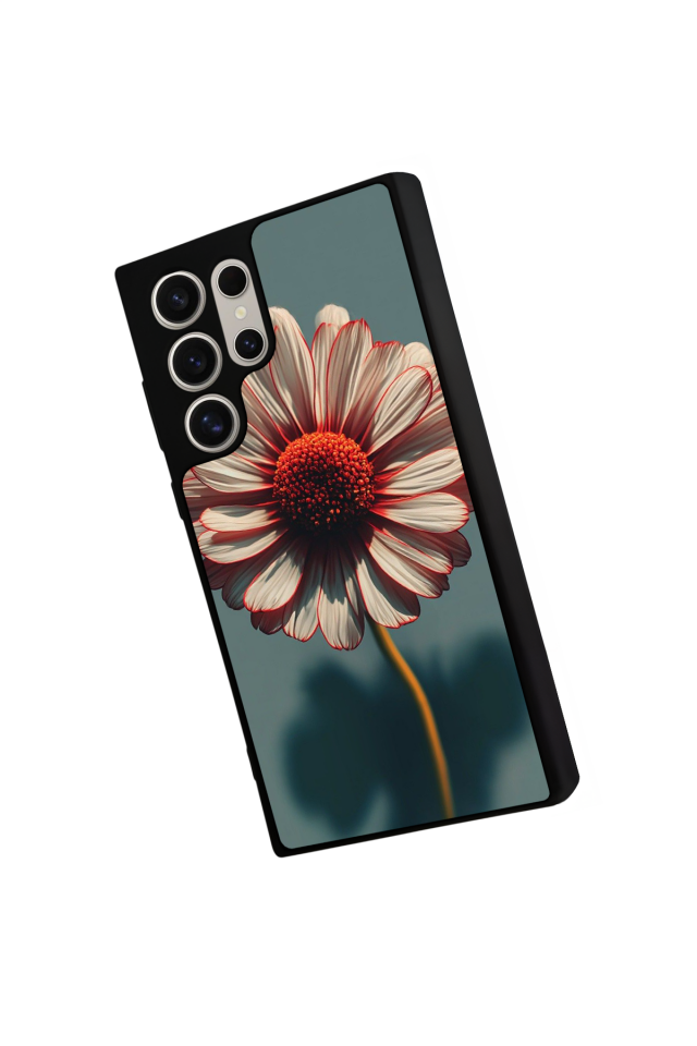 Samsung Galaxy S22 Ultra Uyumlu Cicek Tasarımlı Glossy Premium Kılıf