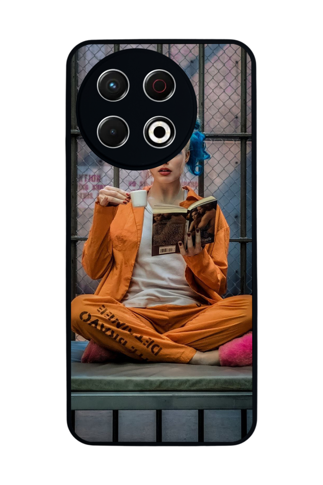 Tecno Spark 30 Pro Uyumlu HarleyQueen Tasarımlı Glossy Premium Kılıf