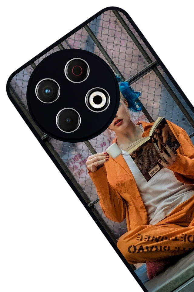 Tecno Spark 30 Pro Uyumlu HarleyQueen Tasarımlı Glossy Premium Kılıf