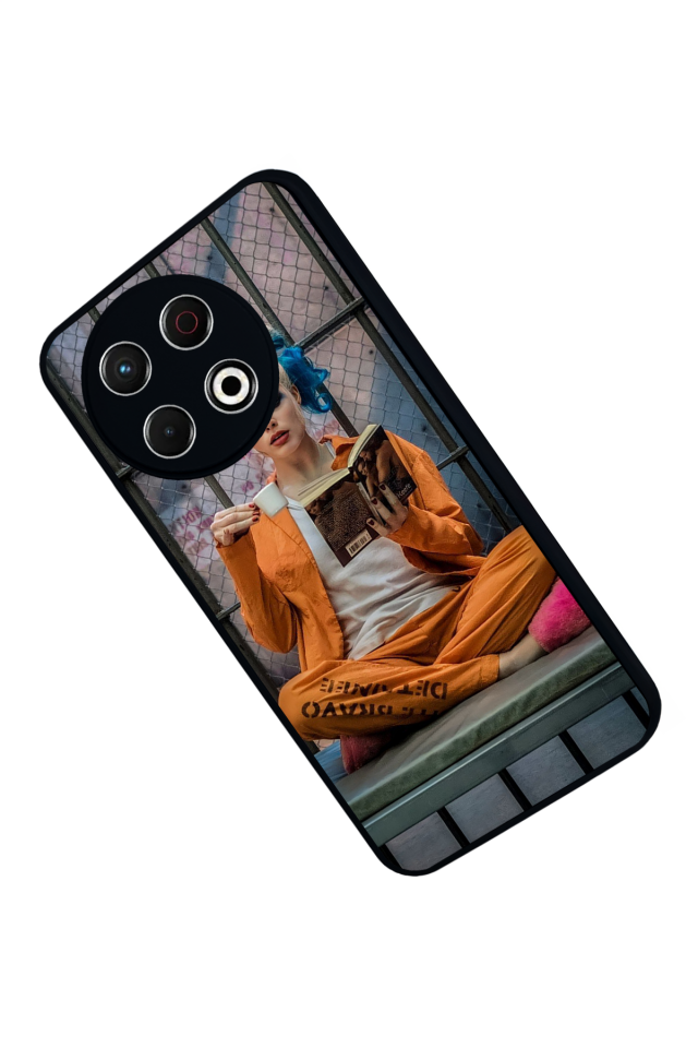 Tecno Spark 30 Pro Uyumlu HarleyQueen Tasarımlı Glossy Premium Kılıf